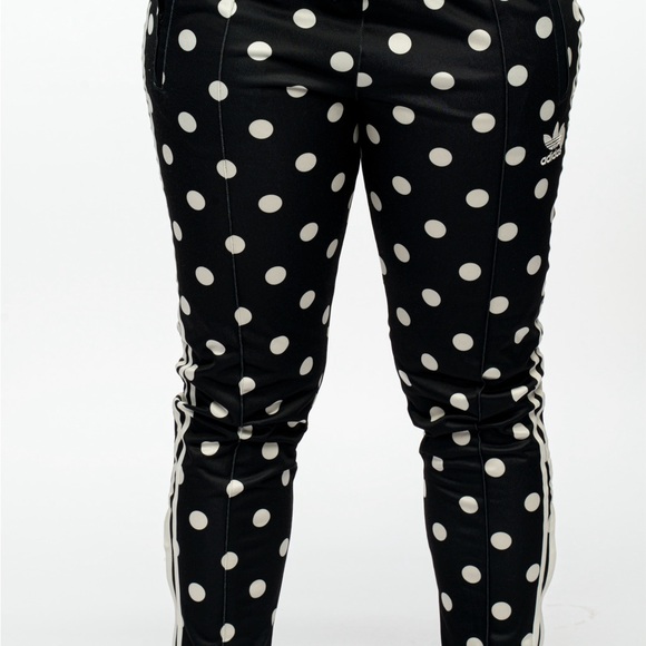 Polka dot adidas sweatsuit Pants only size medium Medium - Picture 2 of 2